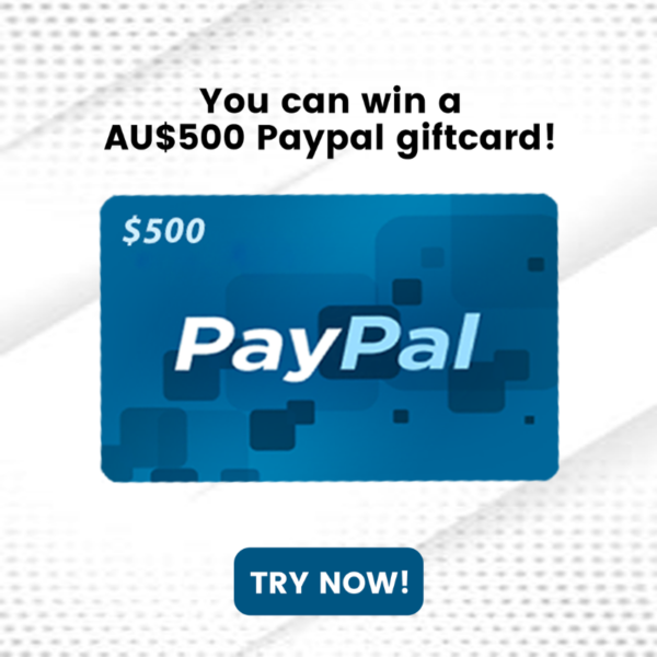 PayPal $500 giftcard AU