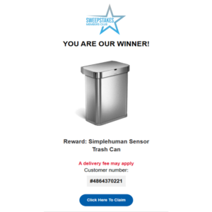 Costco Simplehuman Sensor Trash Can US